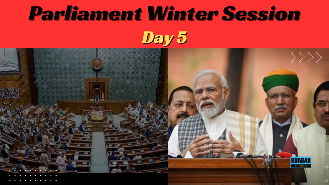 parliament winter session day 5