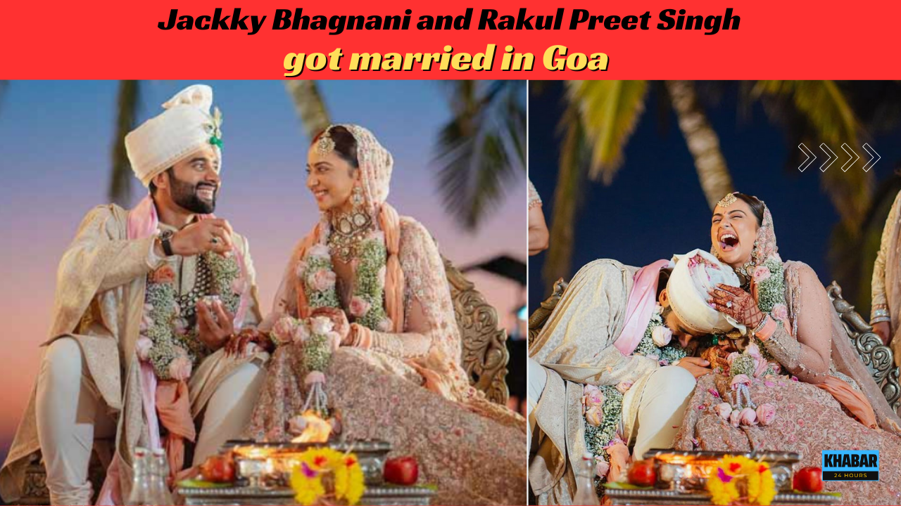 Jackky Bhagnani and Rakul Preet Singh wed in Goa.