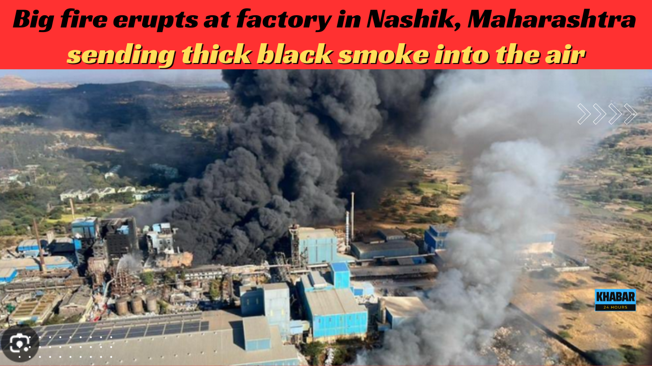 Massive fire breaks out at factory