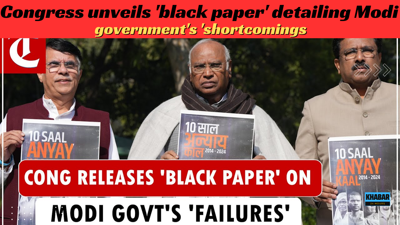 Congress unveils 'black paper'