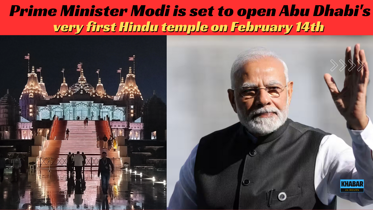 Abu Dhabi' Hindu temple Prime Minister Modi inaugurate