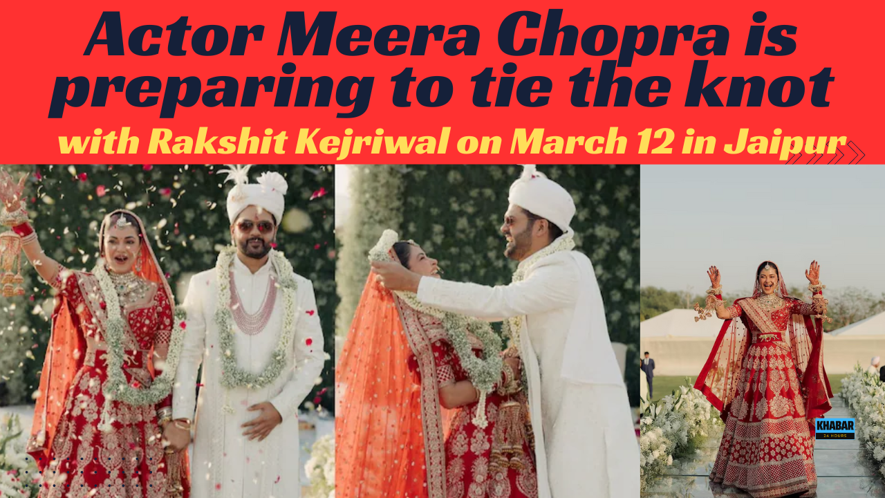 Meera Chopra got married to businessman Rakshit Kejriwal in an intimate wedding ceremony on March 12 in Jaipur.