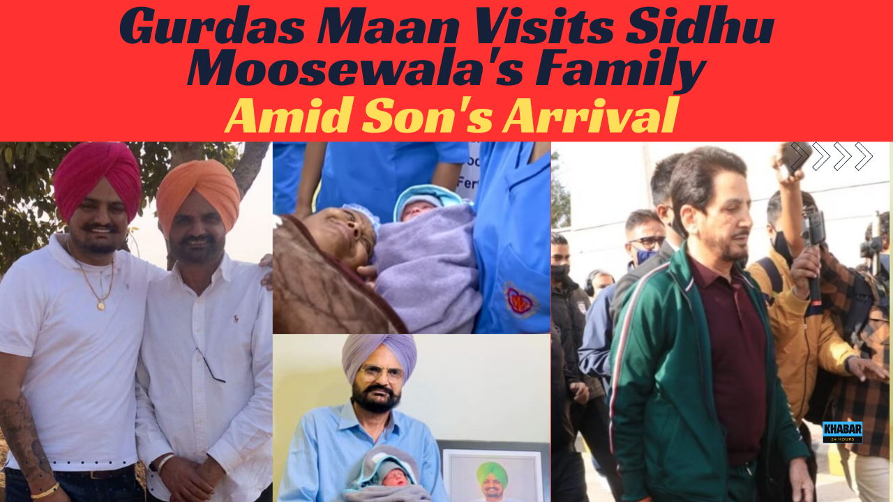 Gurdas Maan visits late Sidhu Moosewala's family after they welcome son