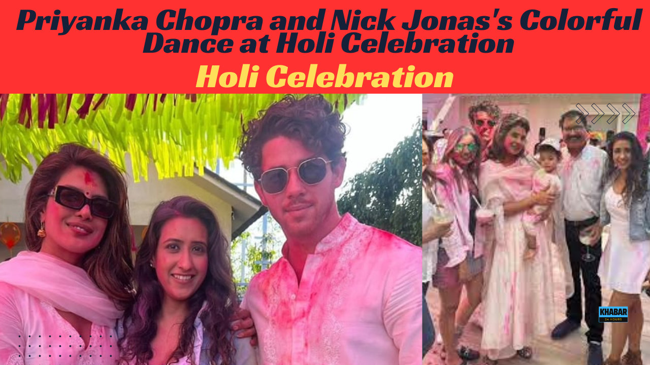 Priyanka Chopra And Nick Jonas Dance At Holi Party