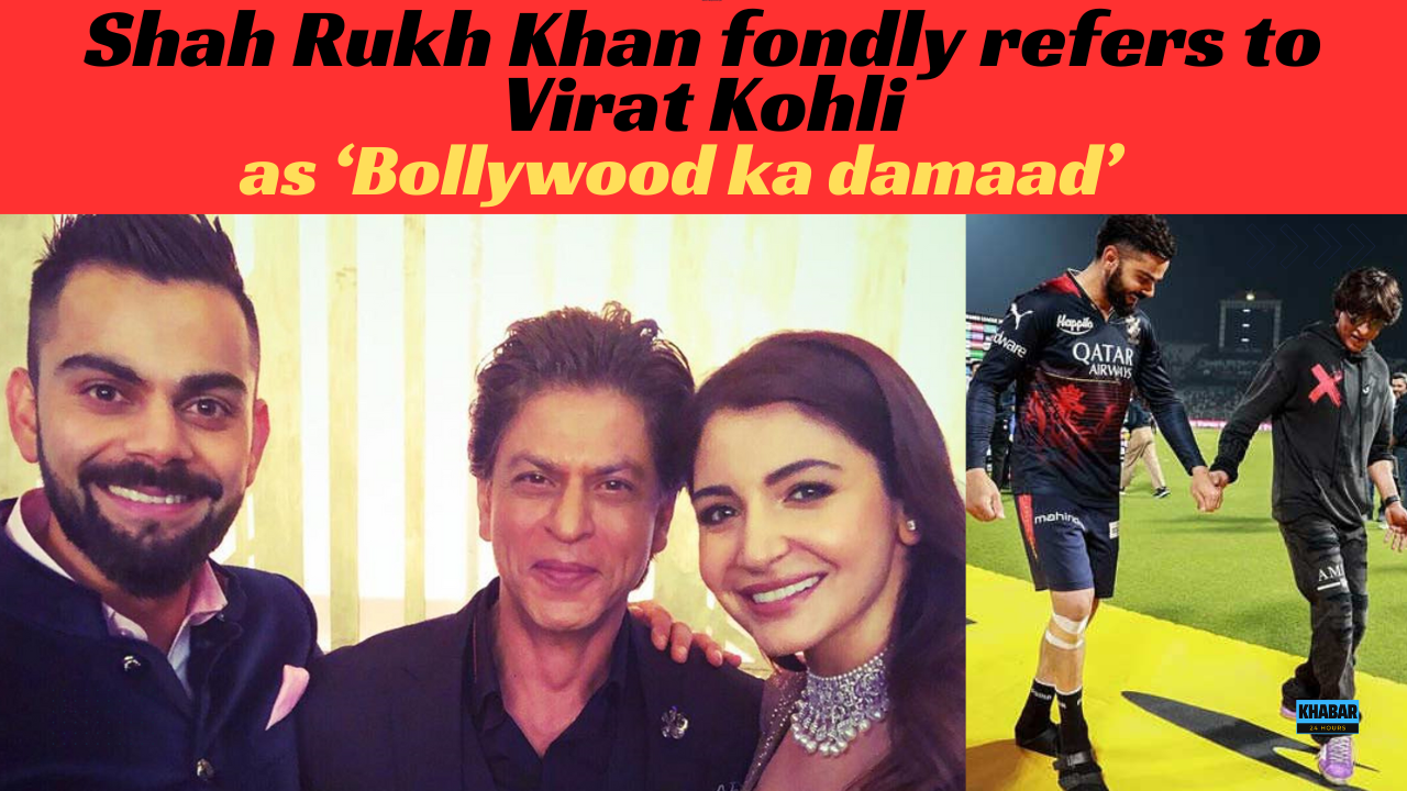 Shah Rukh Khan fondly refers to Virat Kohli as 'Bollywood ka damaad',